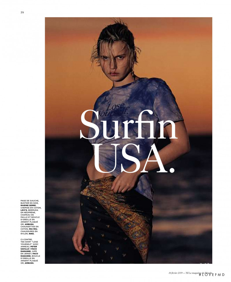 Jana Julius featured in Surfin USA, February 2019