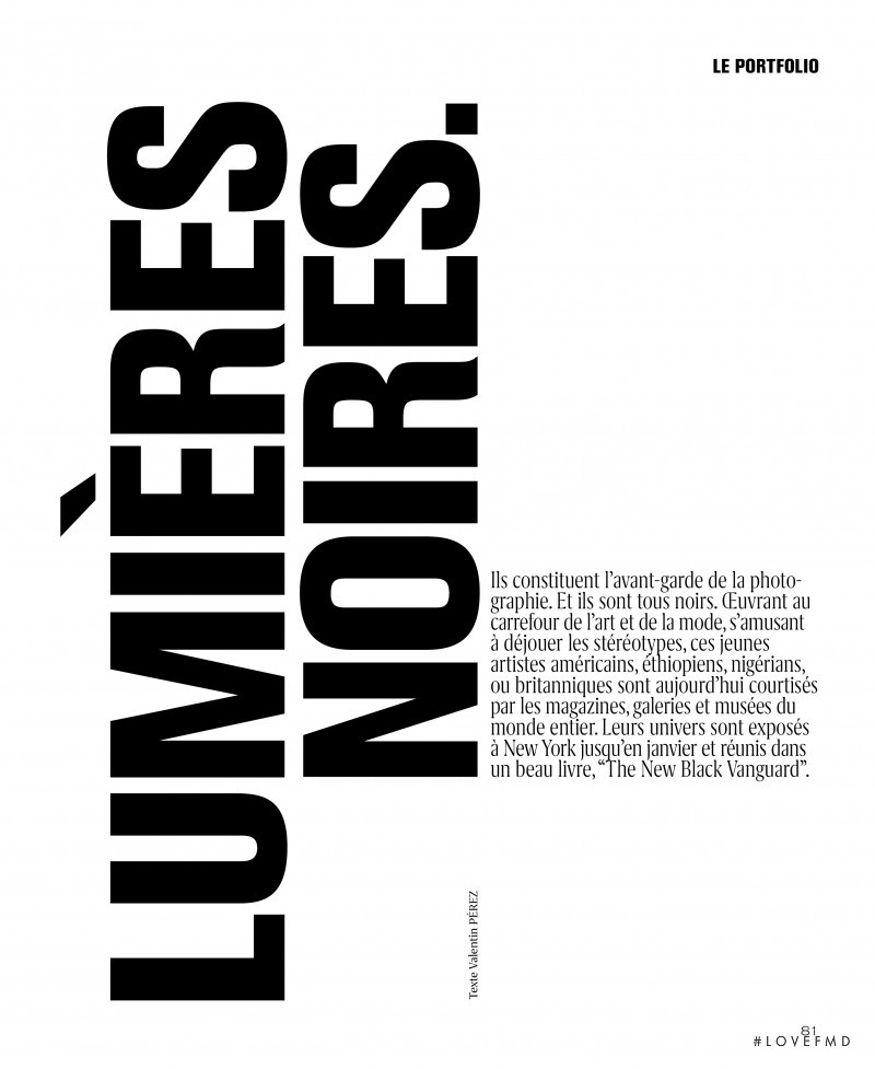 Lumieres Noires, November 2019