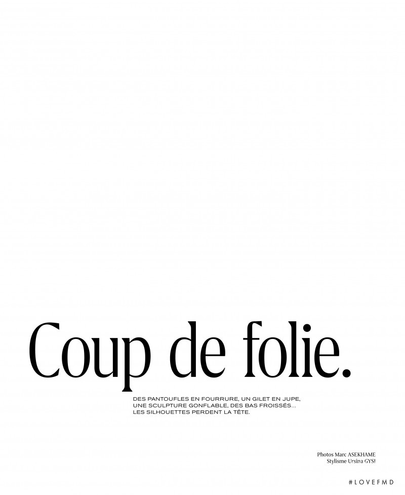 Coup De Folie, December 2019