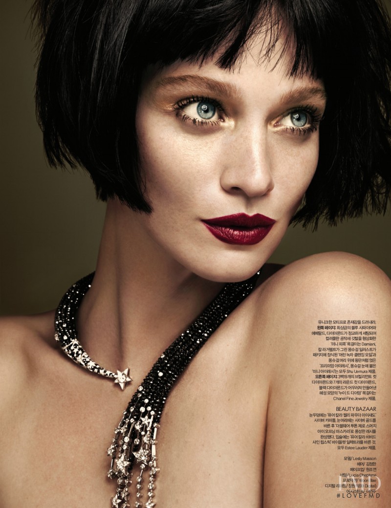 Lesly Masson-Dupond featured in Extremely Glam, December 2012