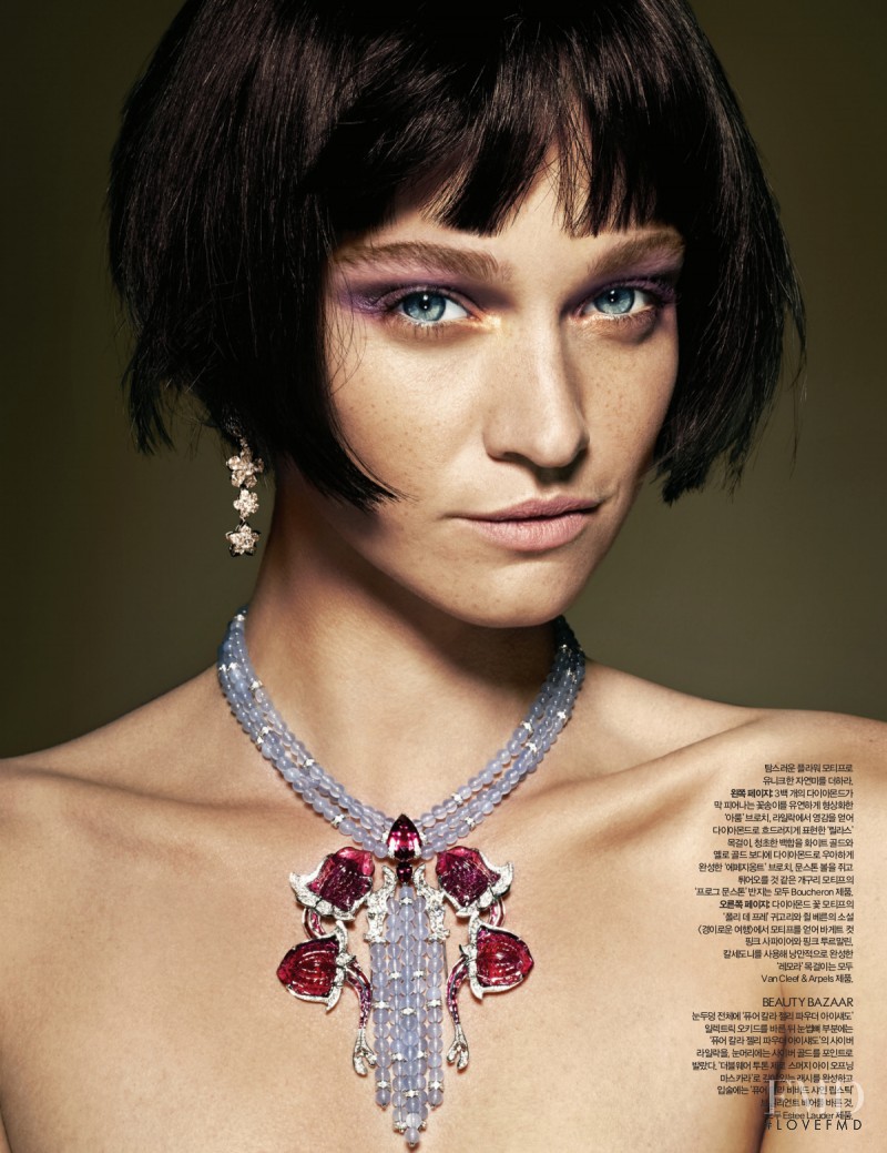 Lesly Masson-Dupond featured in Extremely Glam, December 2012
