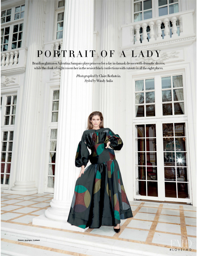 Valentina Sampaio featured in Portrait of a Lady, October 2020