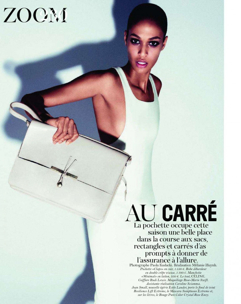 Joan Smalls featured in Au Carre, March 2011