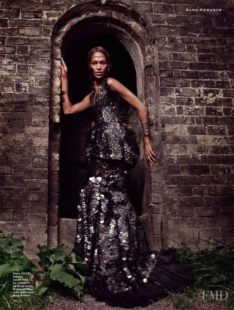 Joan Smalls featured in The Woman In Black, September 2012