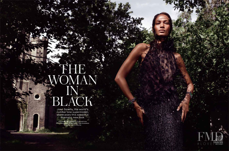 Joan Smalls featured in The Woman In Black, September 2012