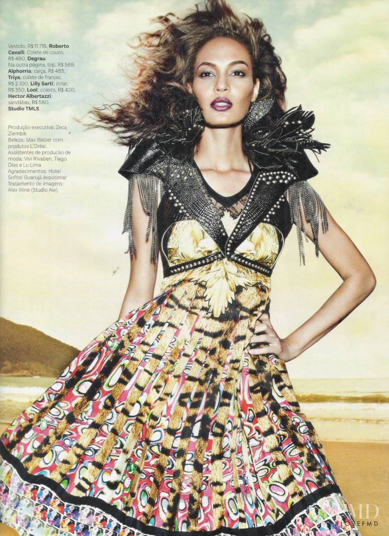 Joan Smalls featured in Maré Étnica, January 2013