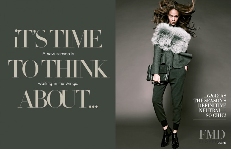 Joan Smalls featured in It\'s time to think about, May 2014