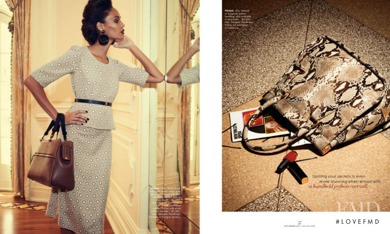 Joan Smalls featured in The Modern Lady, August 2011