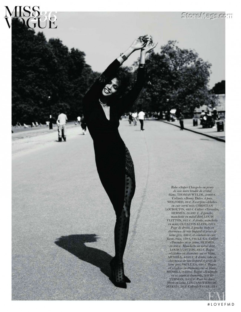 Joan Smalls featured in French Connection, September 2011
