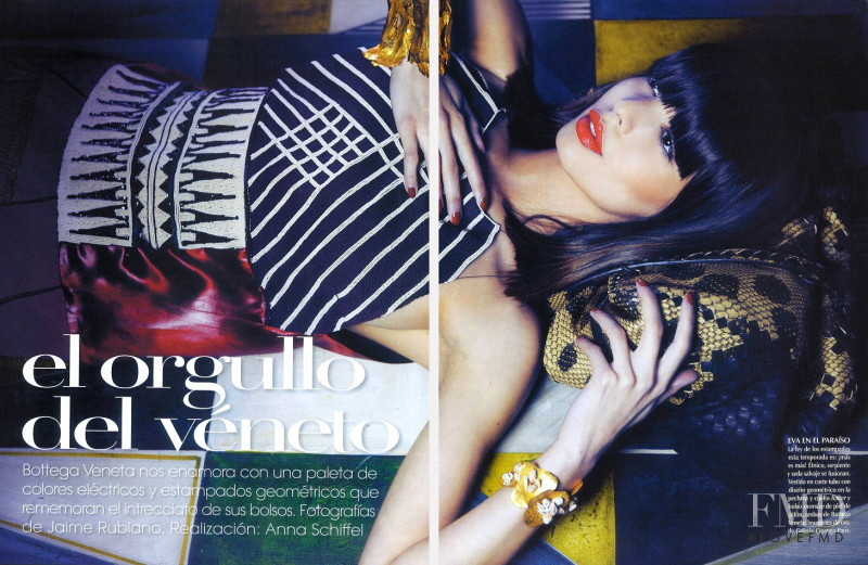 Sabrina Nait featured in El Orgullo del Veneto, June 2012