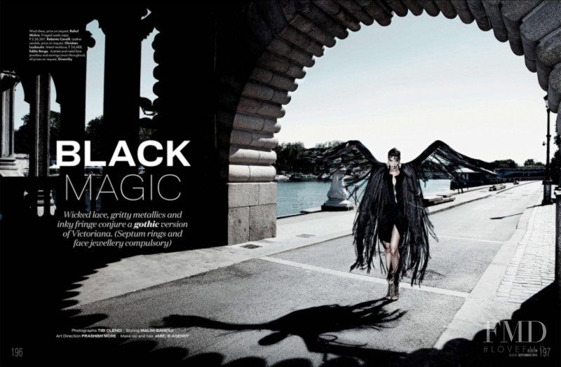 Sabrina Nait featured in The Black Magic, September 2015