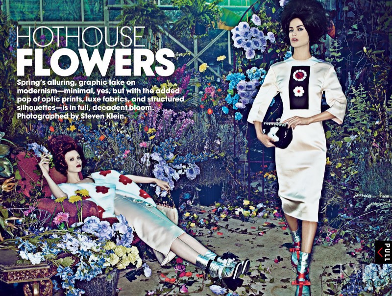 Carolyn Murphy featured in Hothouse Flowers, January 2013