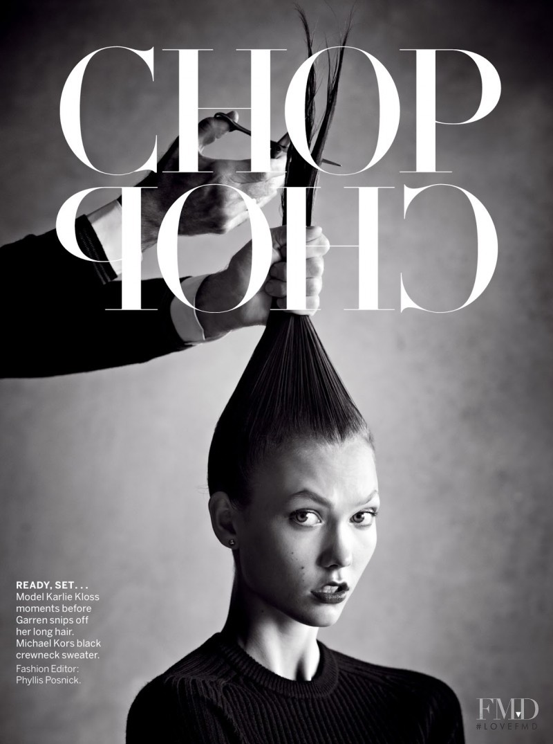 Karlie Kloss featured in Chop Chop, January 2013