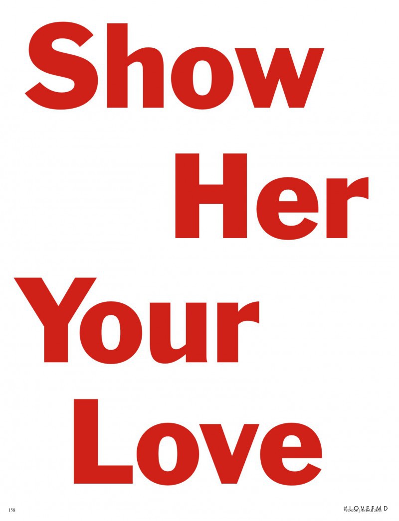 Show Her Your Love, January 2013