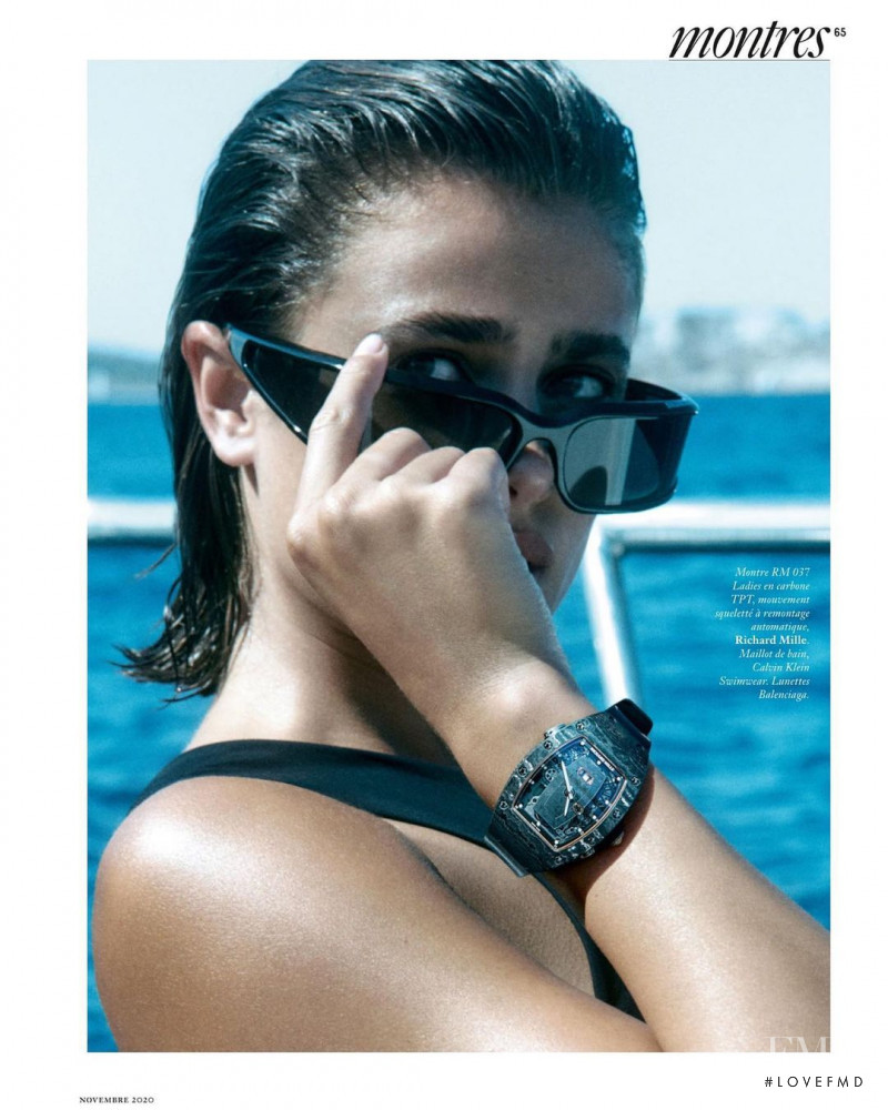 Taylor Hill featured in Montres: Cadrans Solaire, November 2020