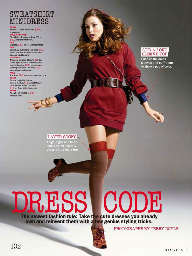 Simone Villas Boas featured in Dress Code, October 2008