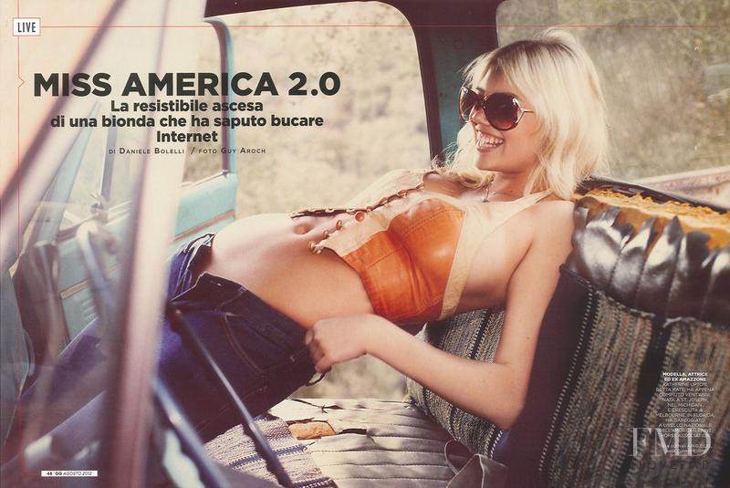 Kate Upton featured in Miss America 2.0, August 2012