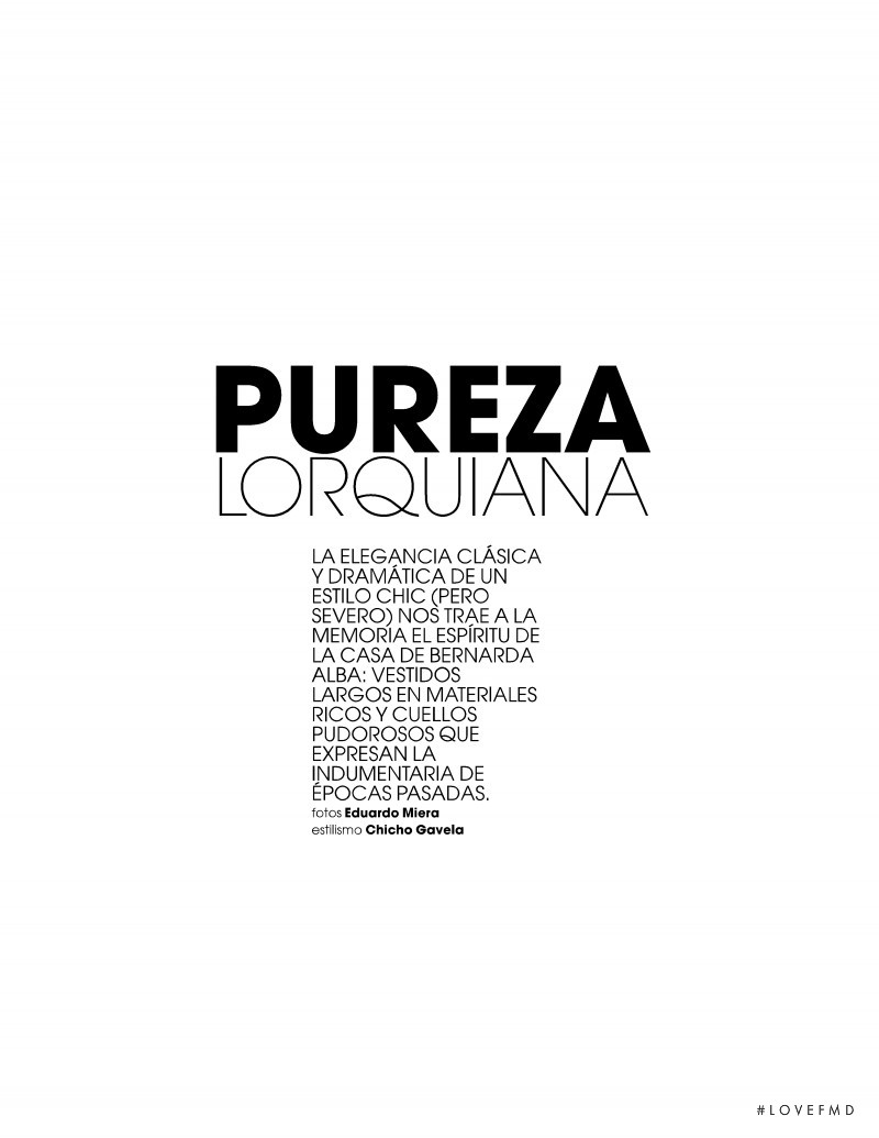 Pureza Lorquiana, November 2020