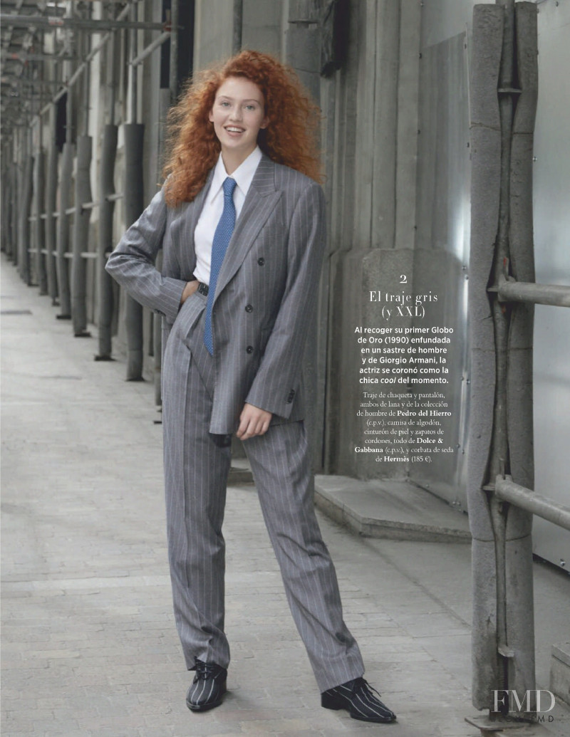 Connie Savill featured in Armani Woman, November 2020