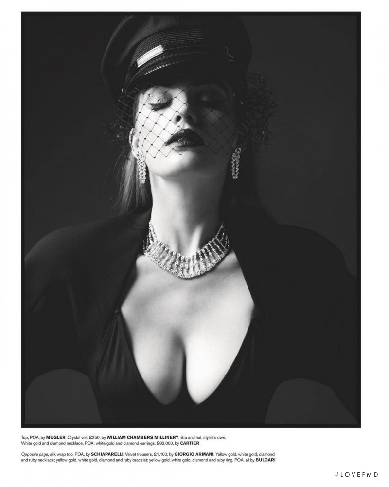 Alexina Graham featured in Dans Le Noir, December 2020