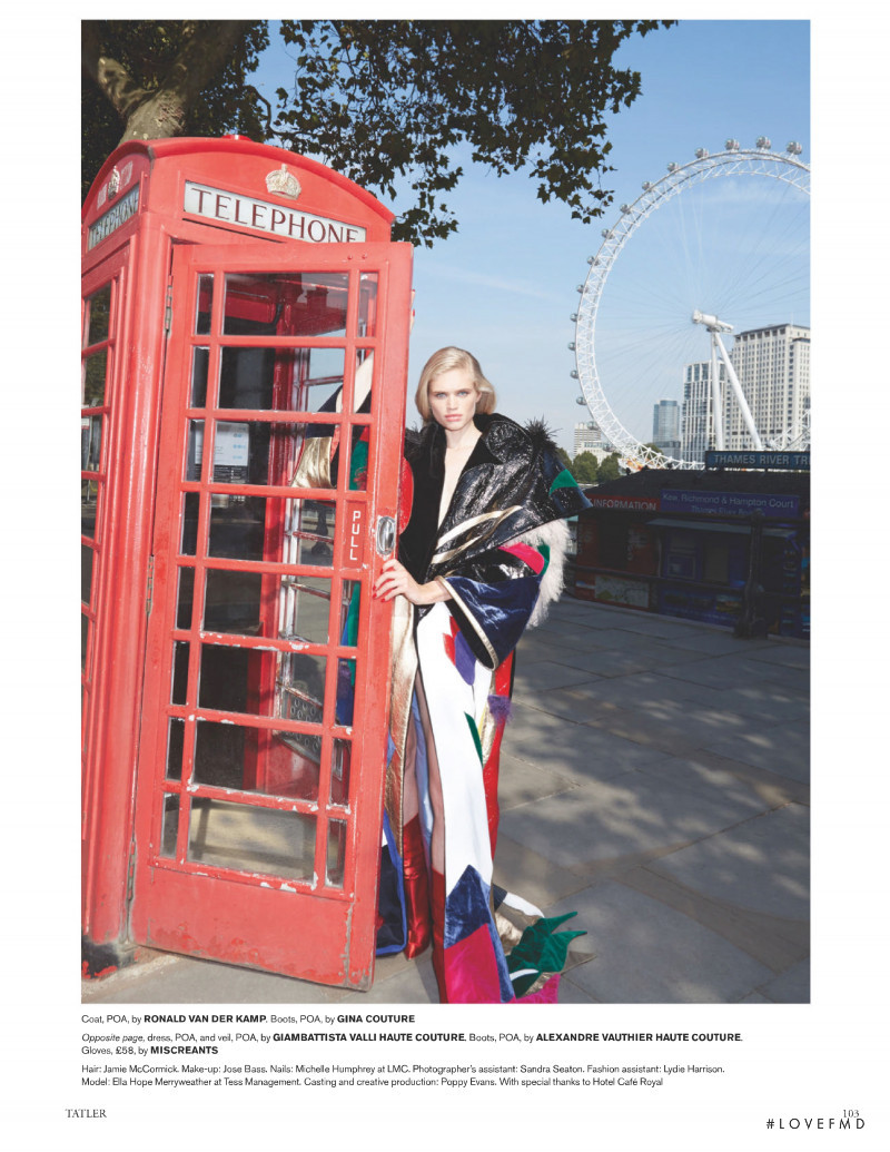 Ella Merryweather featured in Town and Gown, December 2020