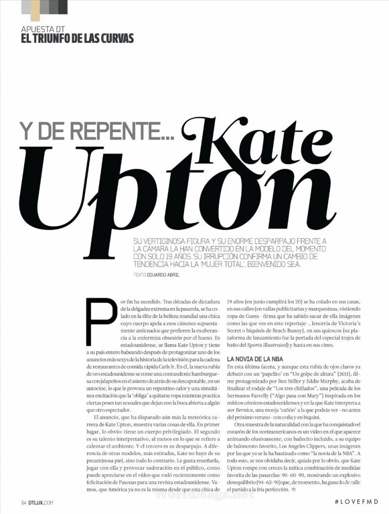 Y De Repente... Kate Upton, May 2012