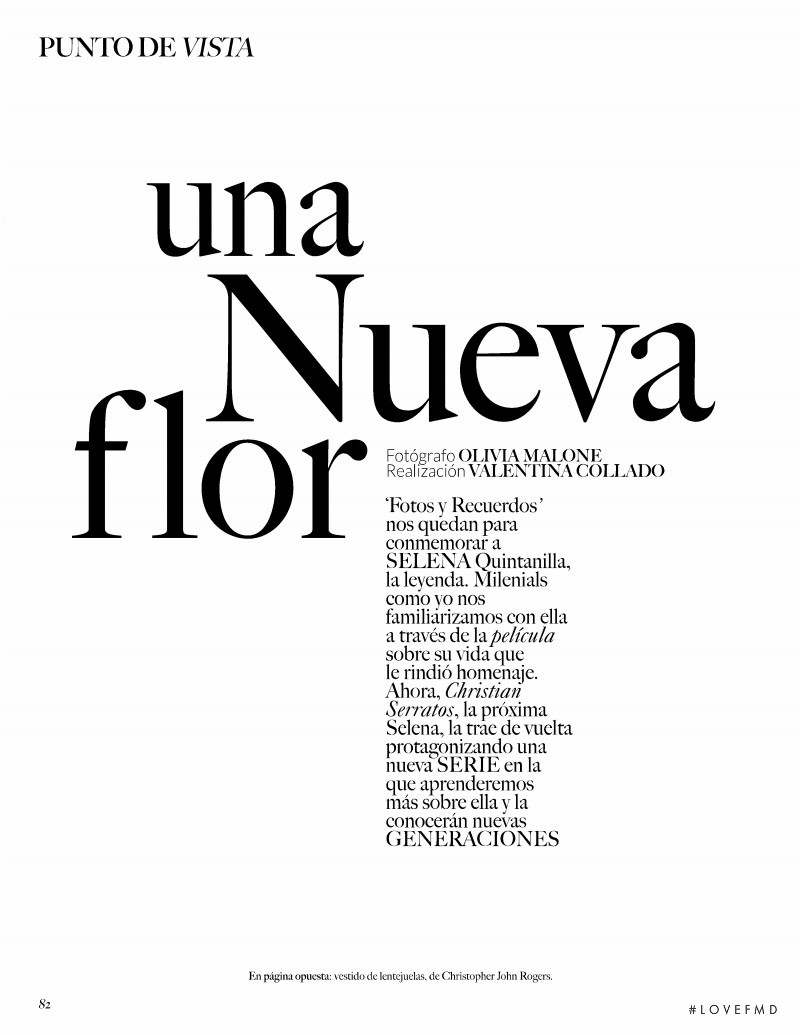 Una Nueva Flor, November 2020