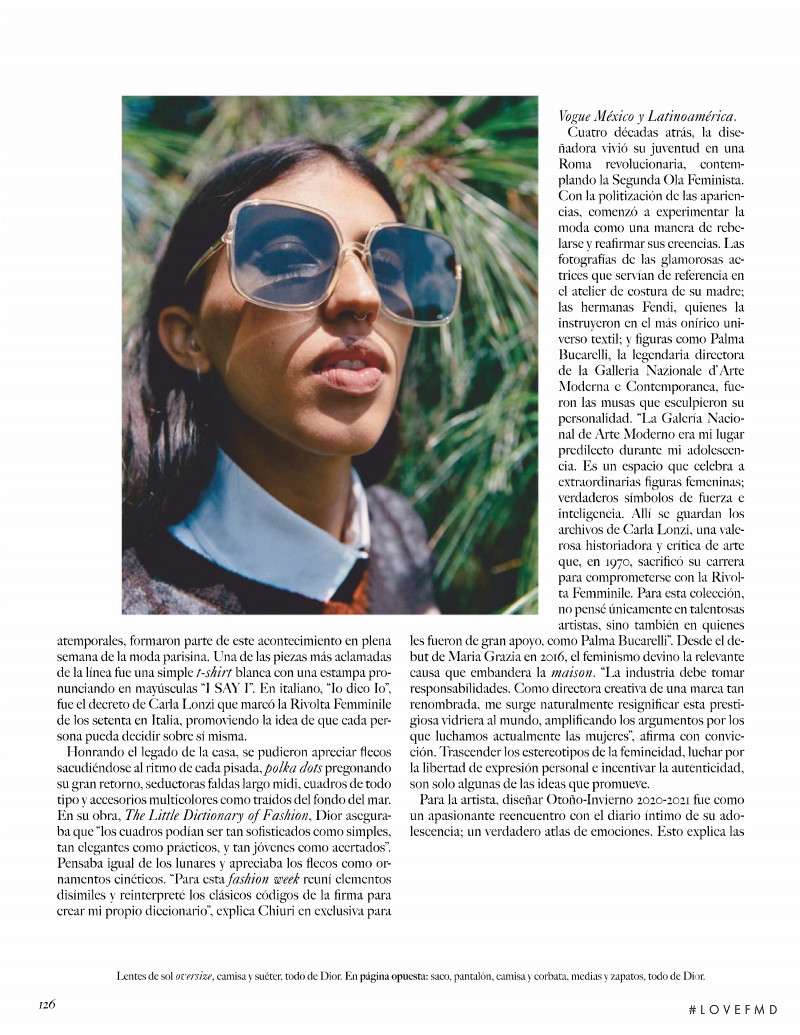 Maria Fernanda Alvarez featured in Factor de cambio, November 2020