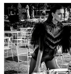 From Russia With Love in Vogue Germany with Irina Shayk wearing Celine ...
