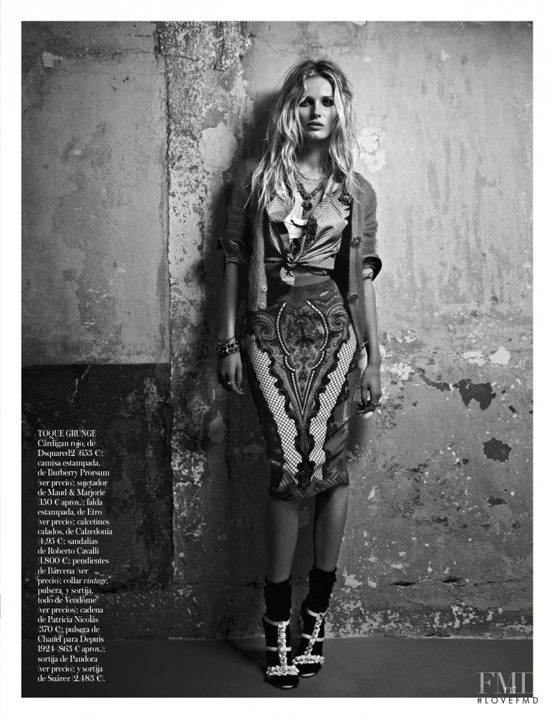 Edita Vilkeviciute featured in El Efecto Vintage, January 2013