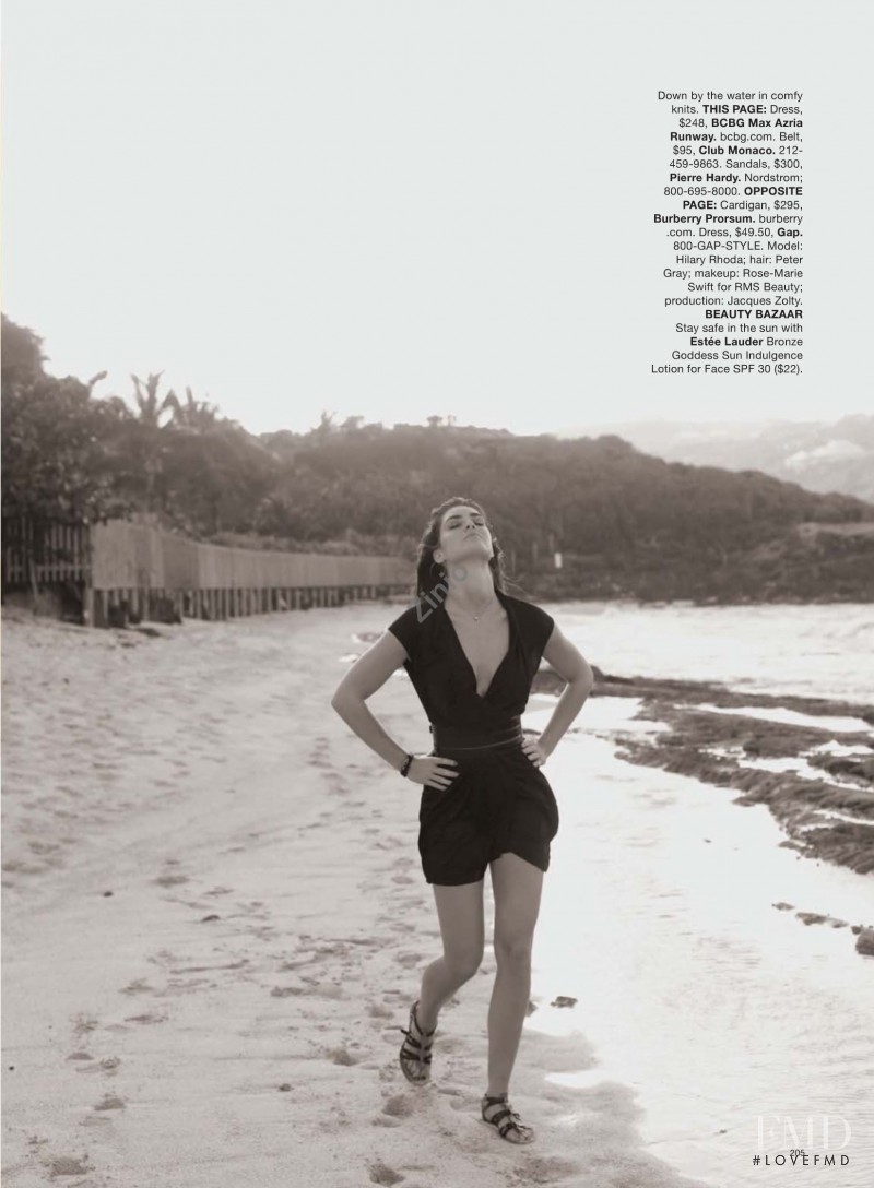 Hilary Rhoda featured in Spring\'s Hottest Looks, April 2009