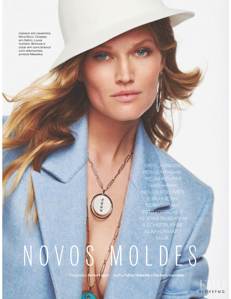 Toni Garrn featured in Novos Moldes, December 2020