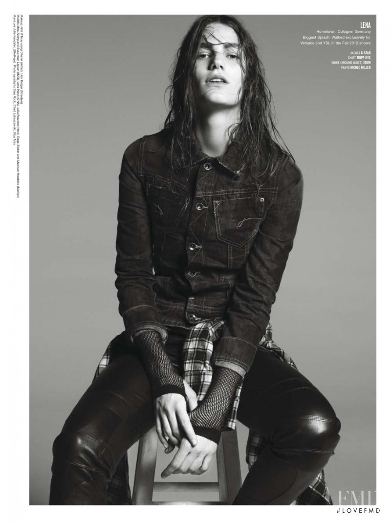 Lena Hardt featured in New Girls, September 2012