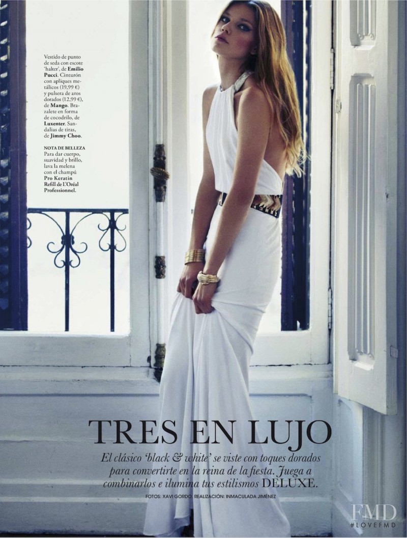 Masha Novoselova featured in Tres En Lujo, January 2013