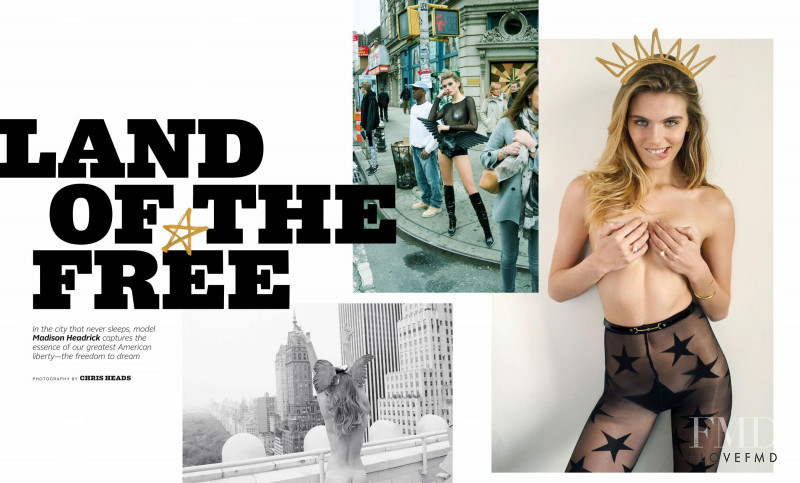 Madison Headrick featured in Land of the Free, July 2016