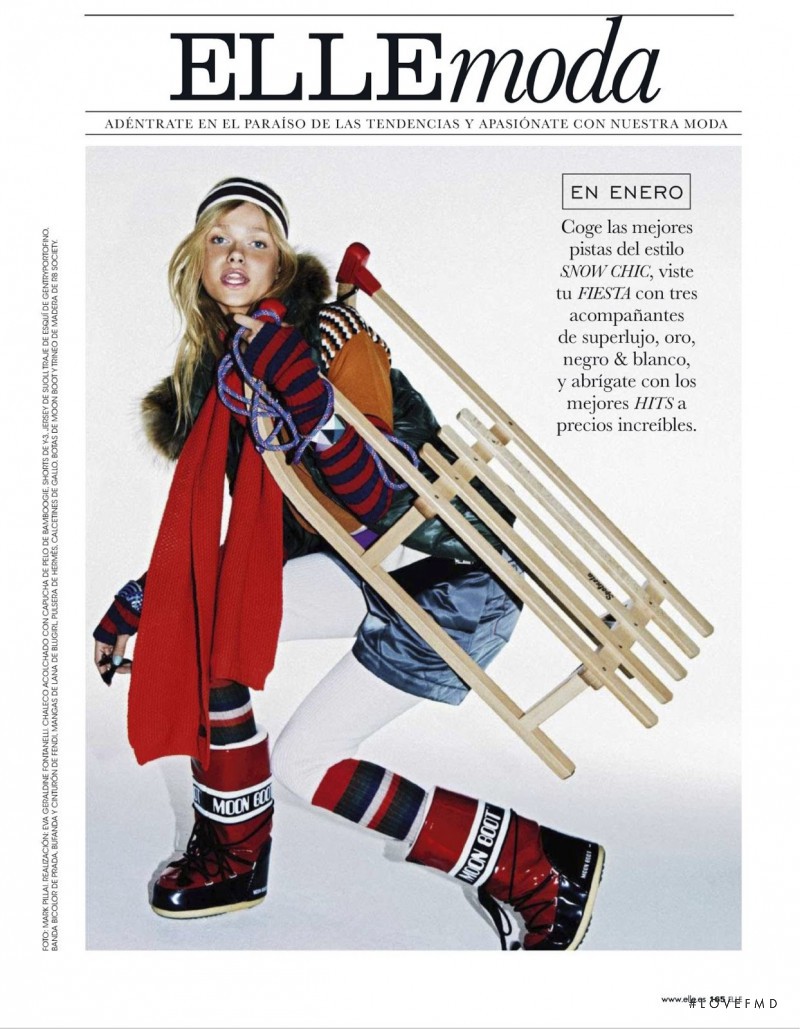 Karolina Mrozkova featured in Apres Chic, January 2013
