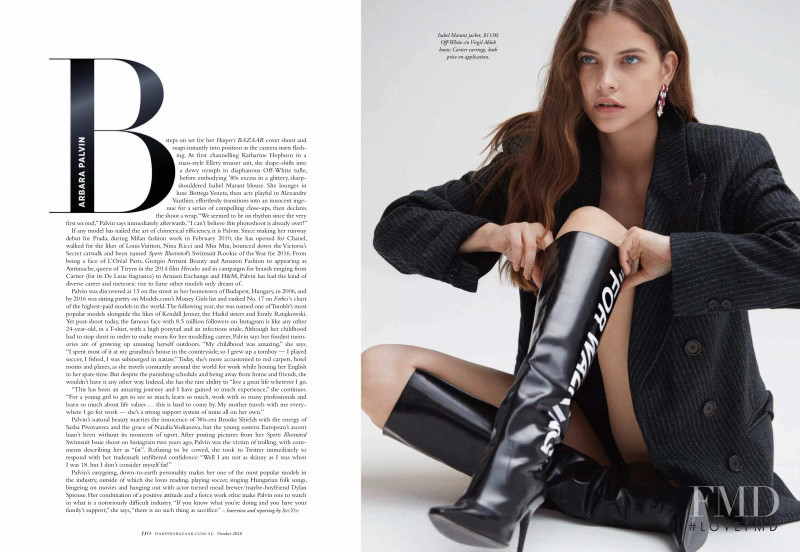 Barbara Palvin featured in The Beauty Of Barbara Palvin, October 2018