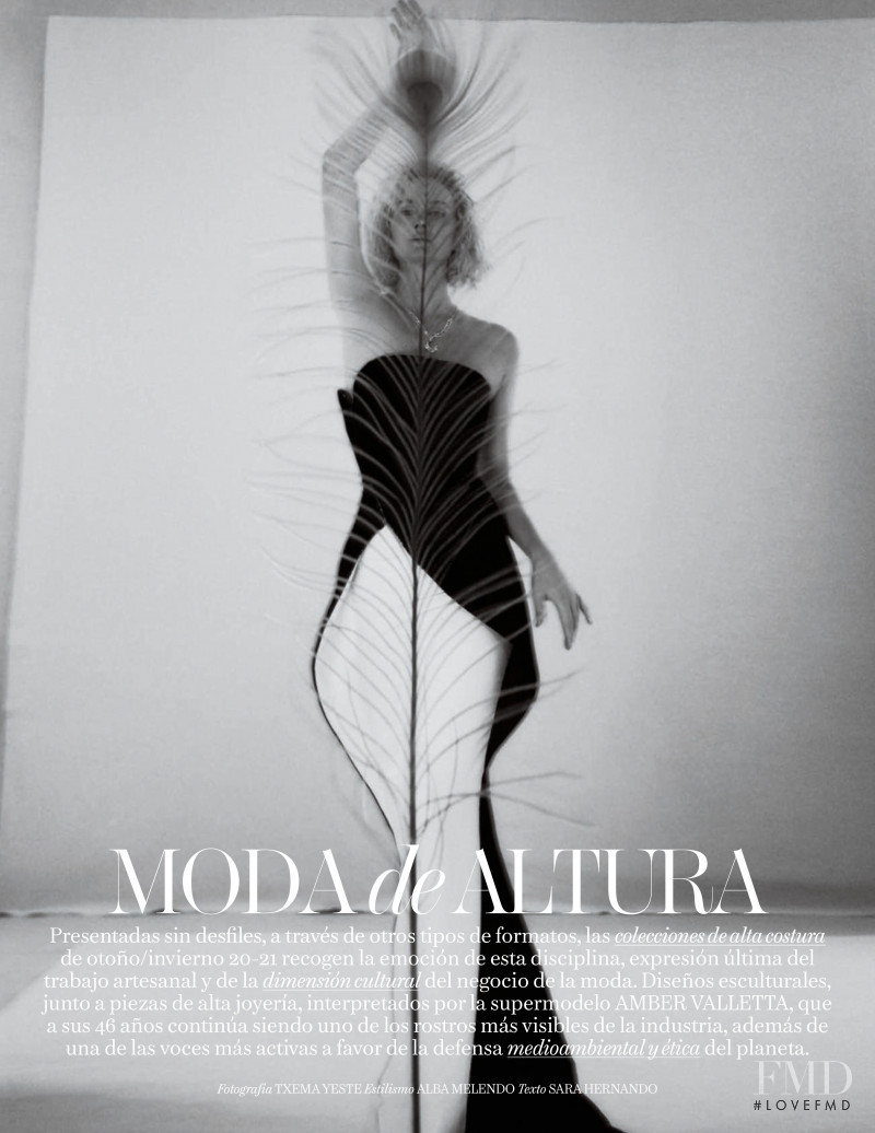 Amber Valletta featured in Moda de Altura, December 2020