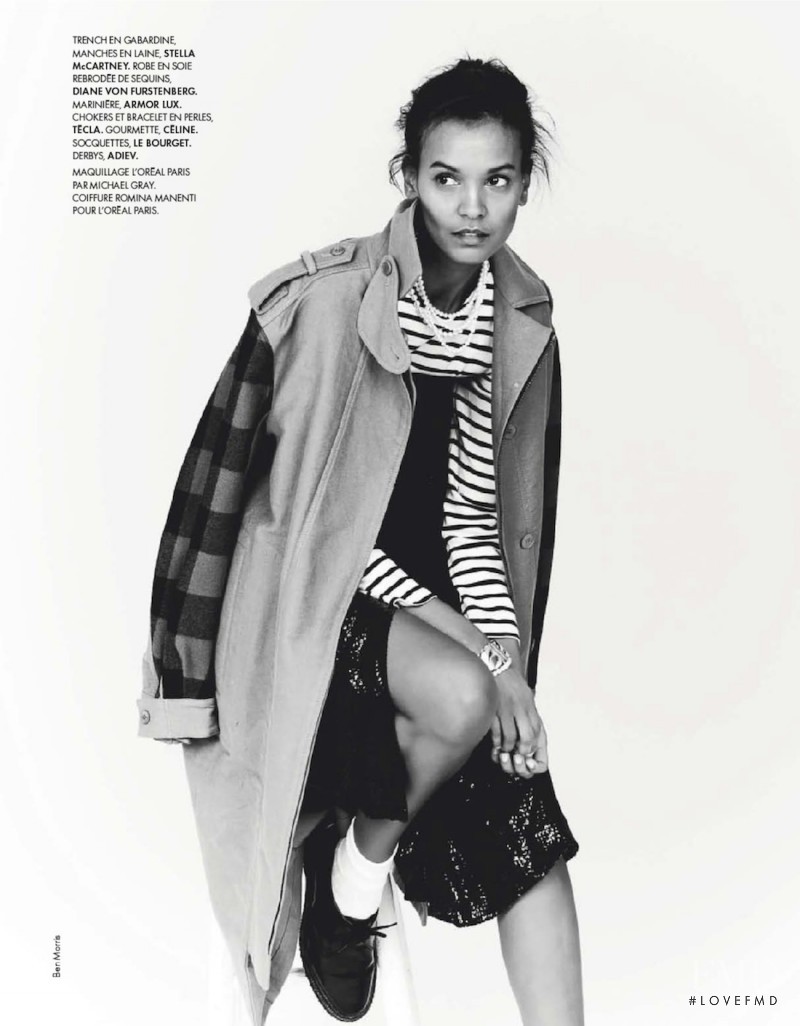 Liya Kebede featured in Top Degaine, December 2012