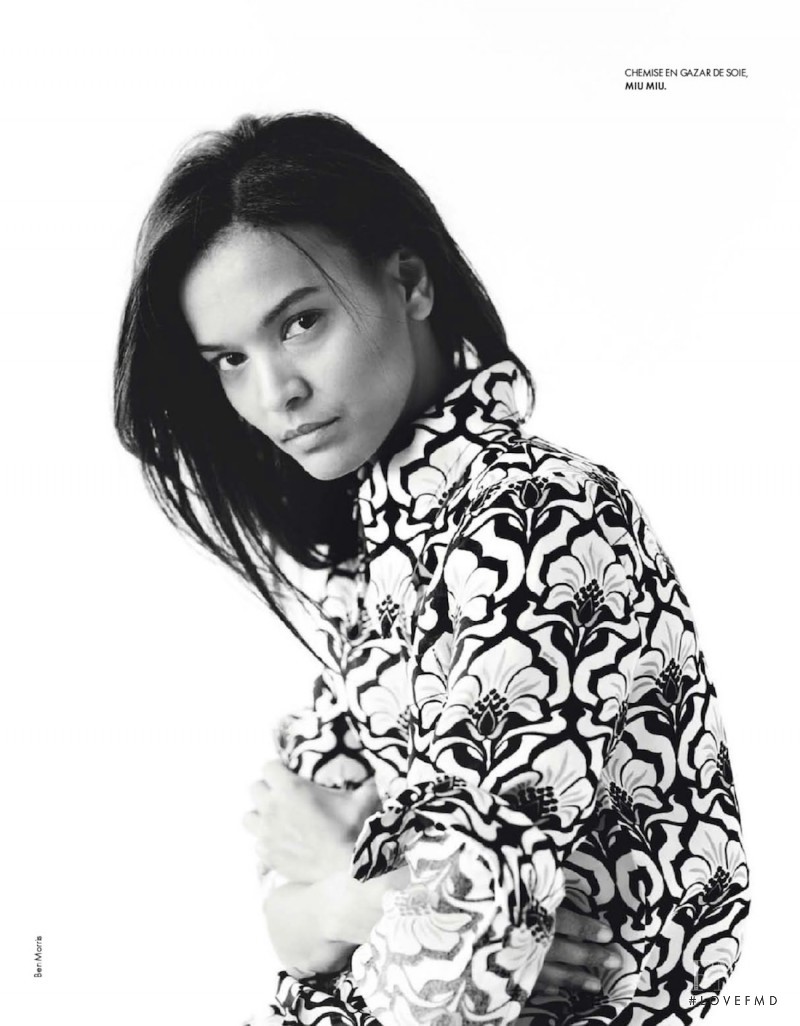 Liya Kebede featured in Top Degaine, December 2012