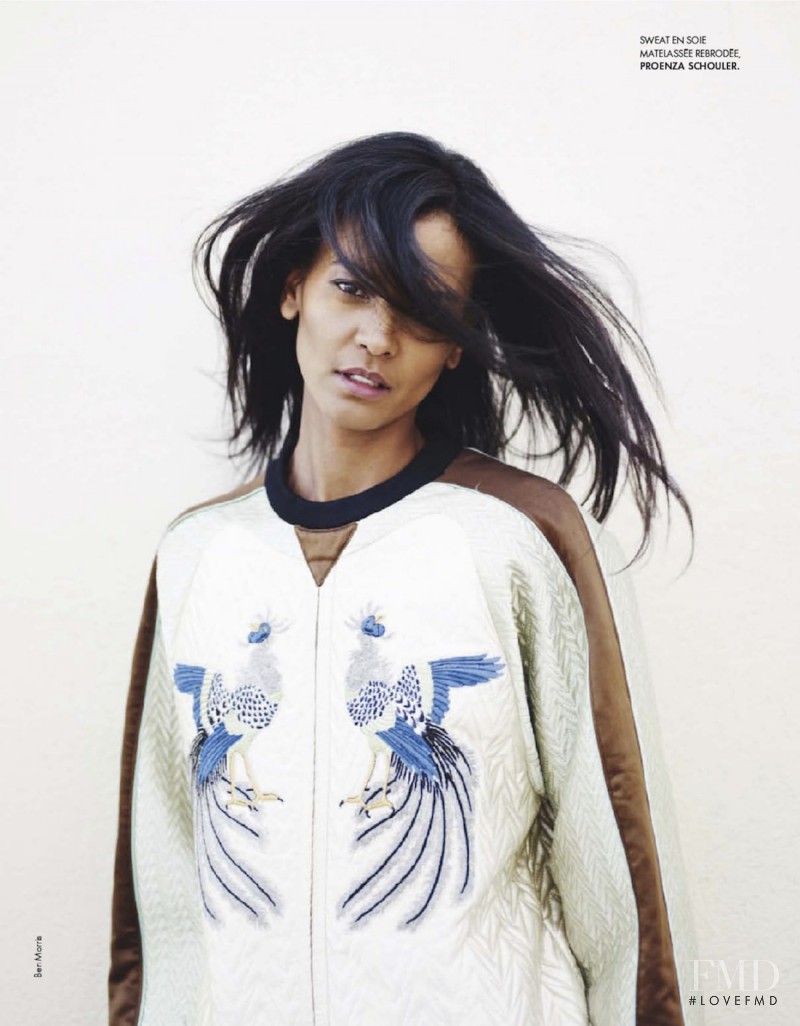 Liya Kebede featured in Top Degaine, December 2012