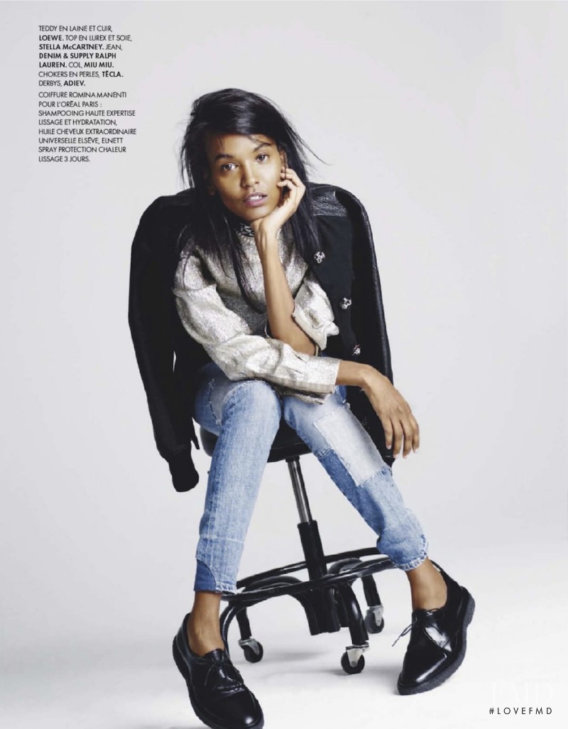 Liya Kebede featured in Top Degaine, December 2012