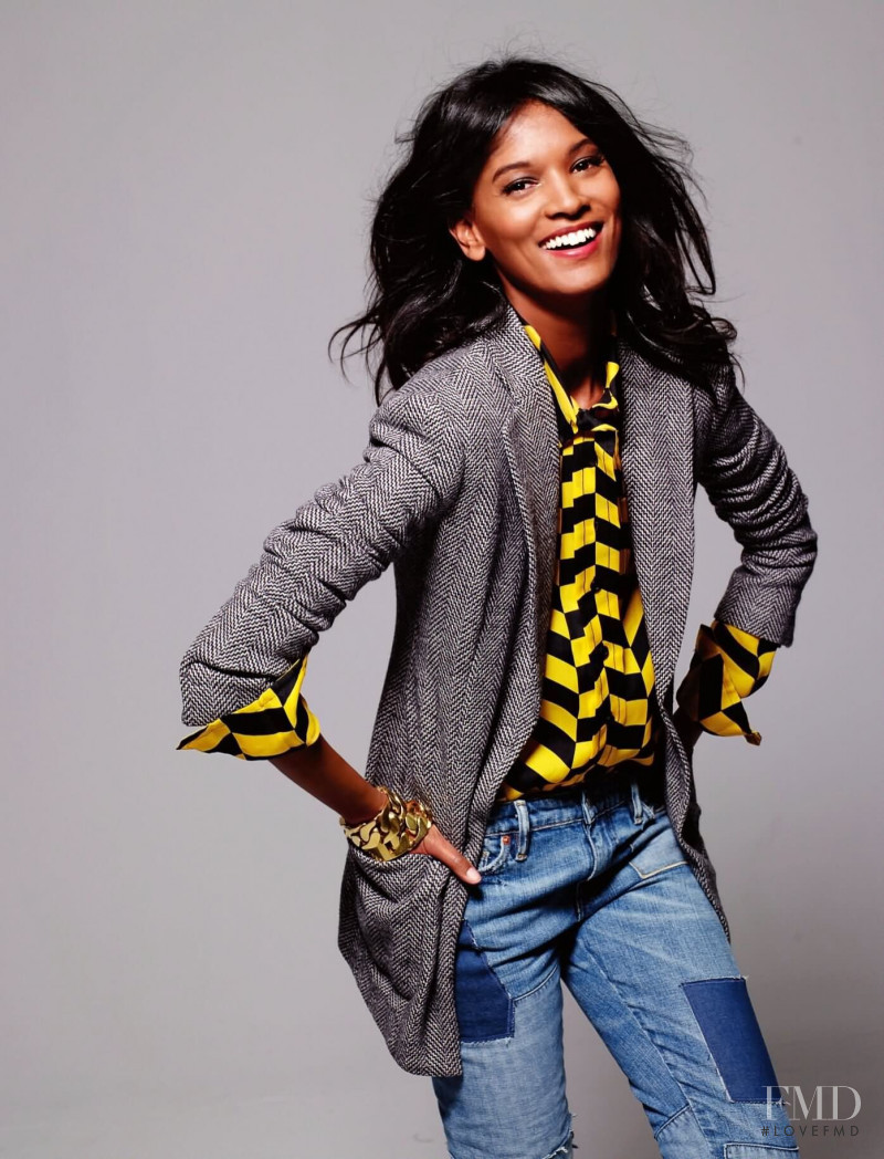 Liya Kebede featured in Top Degaine, December 2012