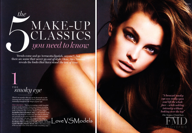 Barbara Palvin featured in The 5 Make-Up Classics, September 2015