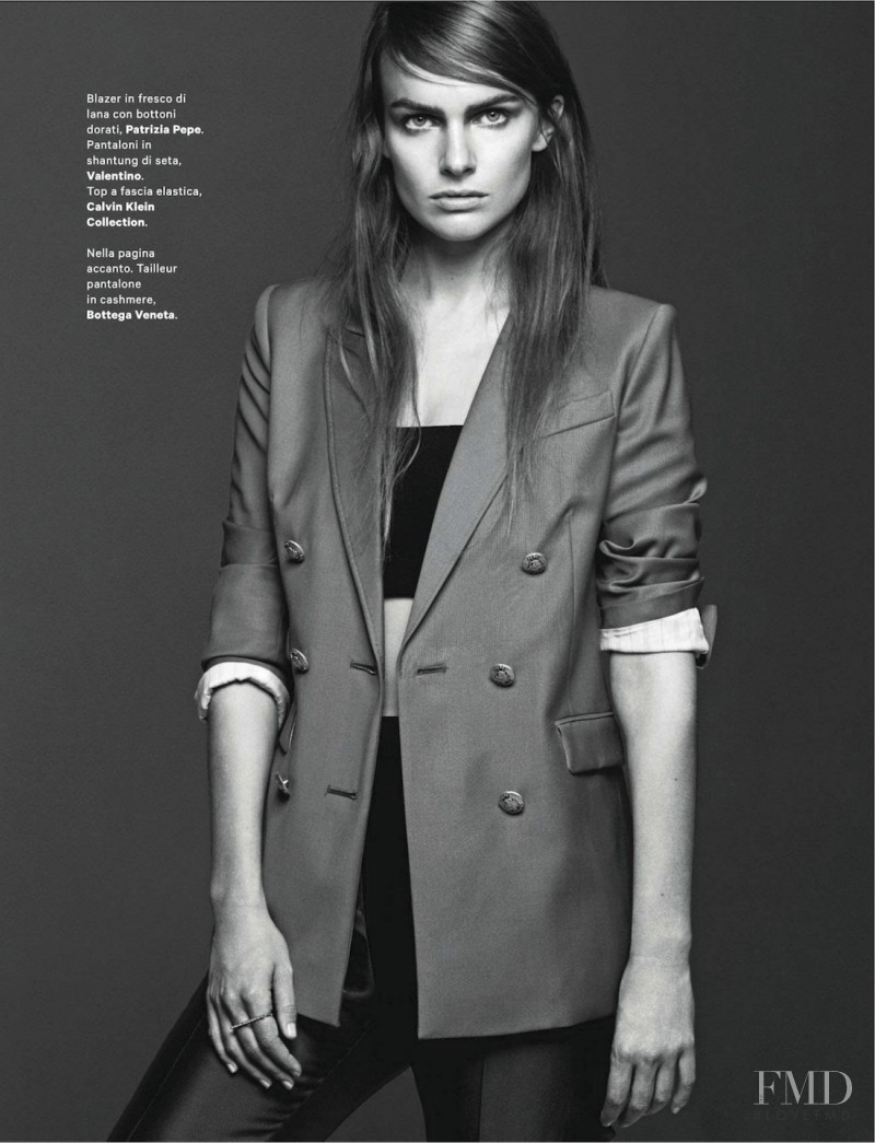 Filippa Hamilton featured in W La Giacca, January 2013