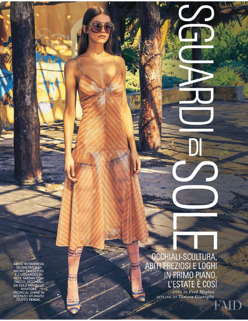 Samantha Gradoville featured in Sguardi Di Sole, June 2018