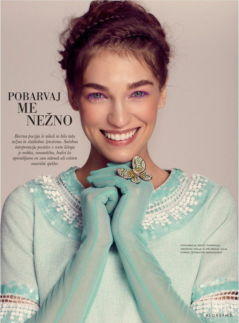 Samantha Gradoville featured in Pobarvaj me Nezno, April 2019