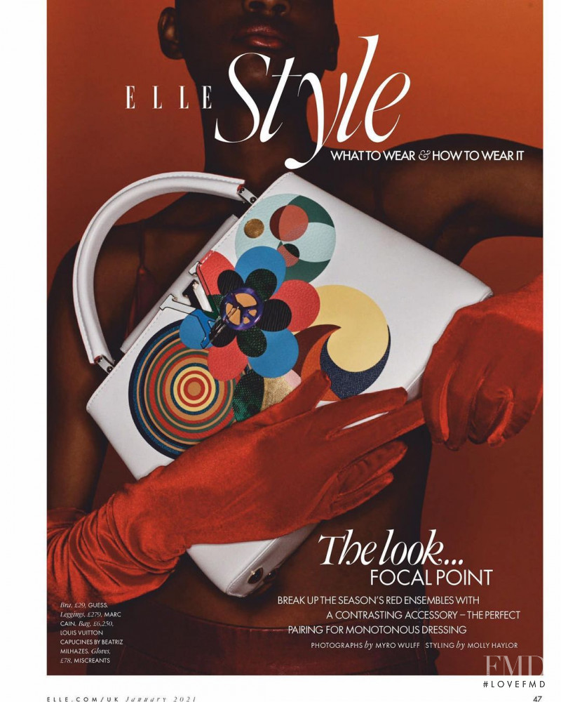Aminat Ayinde featured in Elle Style: The Look, January 2021