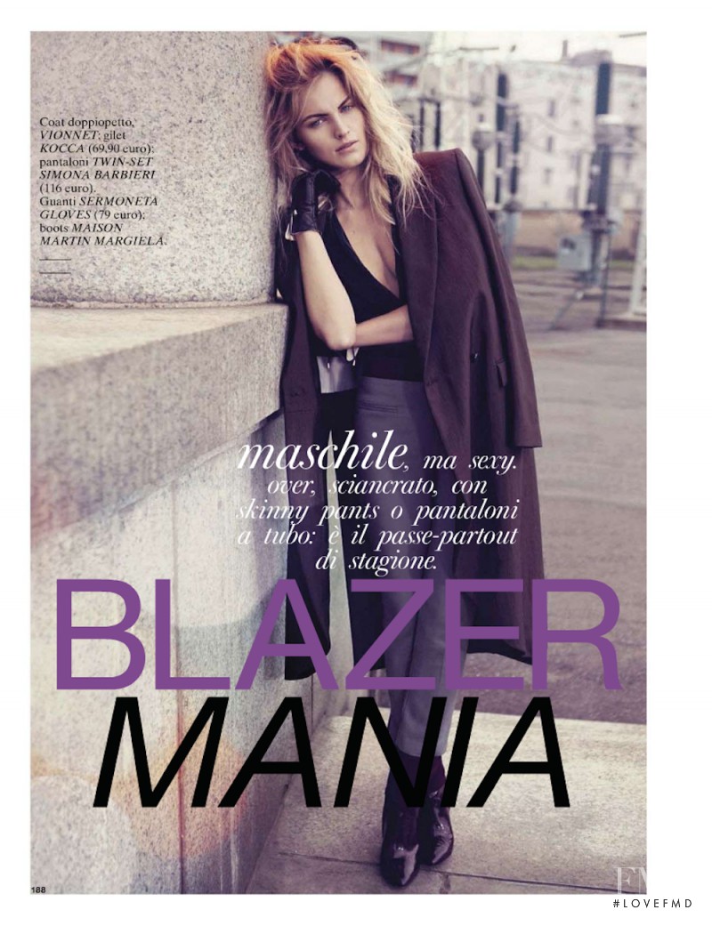 Maxime van der Heijden featured in Blazer Mania, December 2012