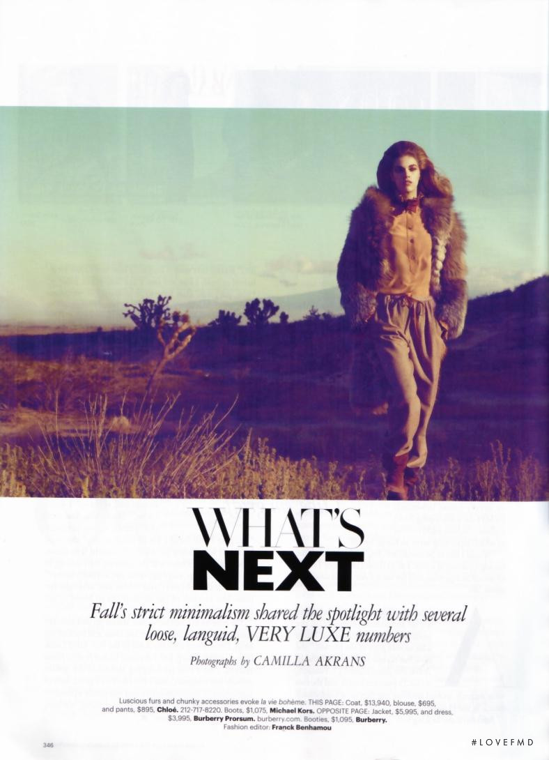Samantha Gradoville featured in What\'s Next, October 2010